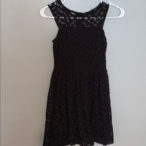 Black lace dress